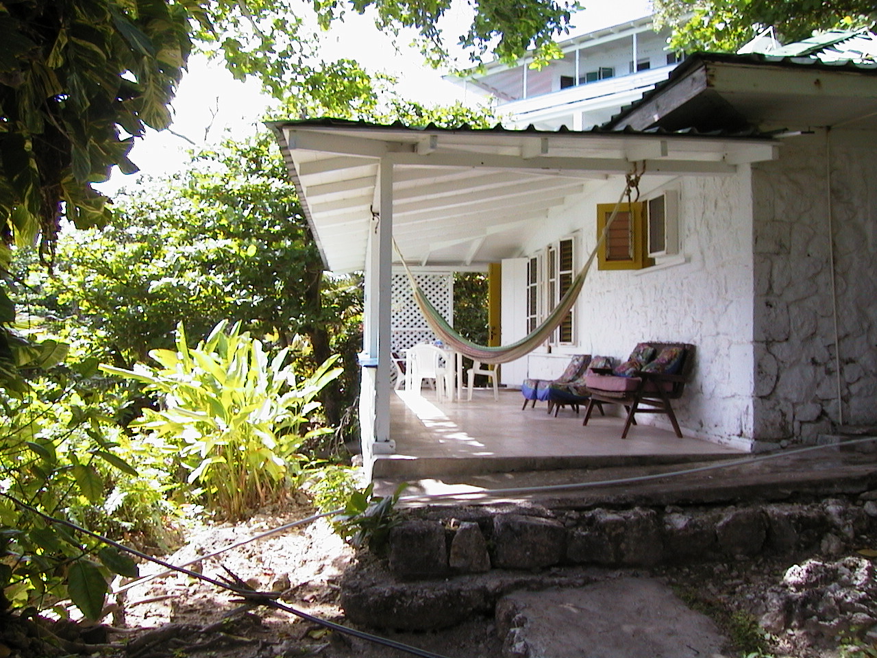 chica veranda Blue Harbour Jamaica, West Indies